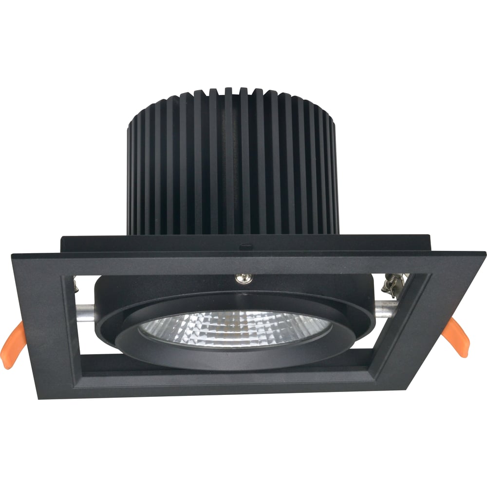 Изображение товара Карданный черный светильник KGP 2108C-1 для натяжных потолков 35W IP44