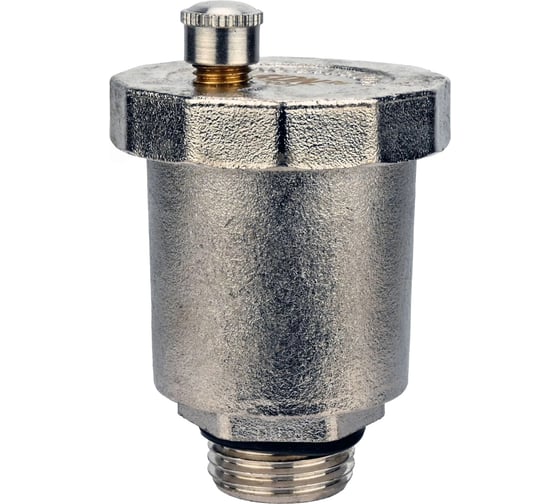 Изображение товара Воздухоотводчик поплавковый автоматический DN.ru CW617N-EPDM-T Ду15 Ру10 корпус латунь CW617N, материал золотника EPDM, резьбовой D030-00302