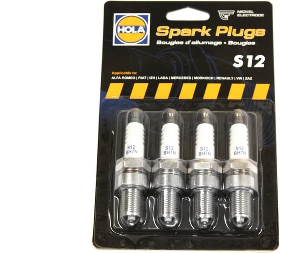 Изображение товара Свеча 4 шт для ВАЗ 2101-07/2121 карбюратор 0.7 HOLA S12