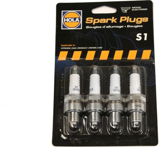 Изображение товара Свеча 4 шт для ГАЗ 3302/3110 дв.402 / УАЗ дв.417-421 карбюратор 0.7 HOLA S1