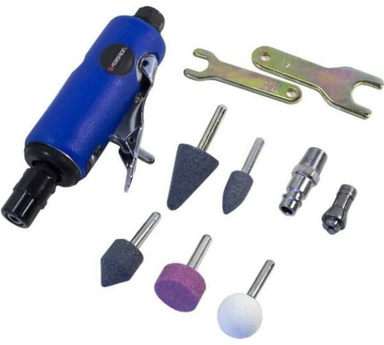 Изображение товара Пневмозачистная машинка Forsage с комплектом камней 11пр F-RP7313(50341)