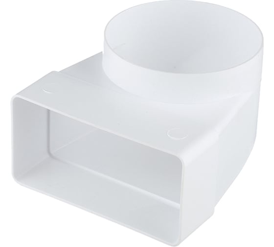 Изображение товара TDM ELECTRIC Соединительное колено 90 гр. плоск. воздух. с кругл. 60х120/D100, SQ1807-1754