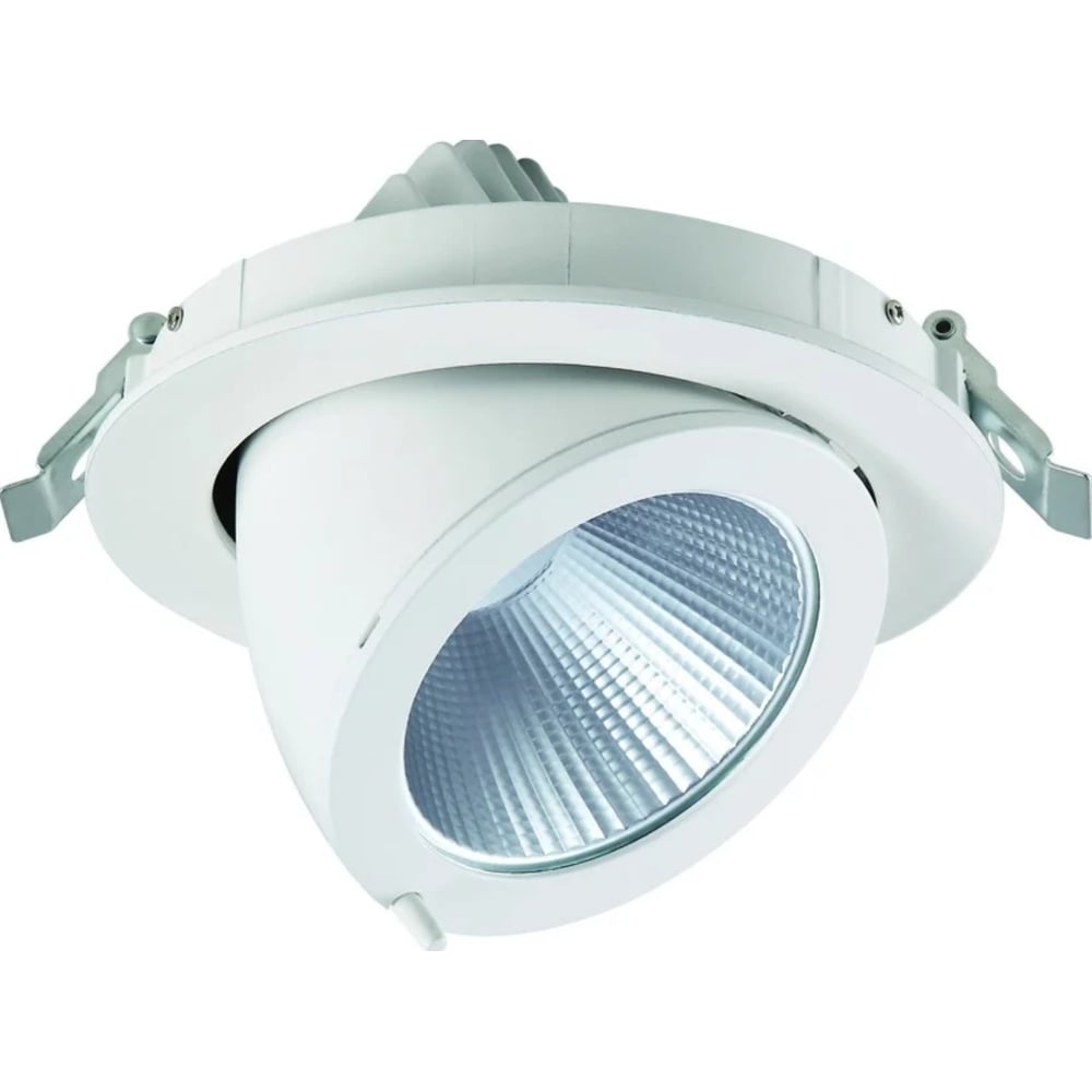 Изображение товара Блок светильник встройка поворотный KGP T430C 30W 3000K белый стиль модерн