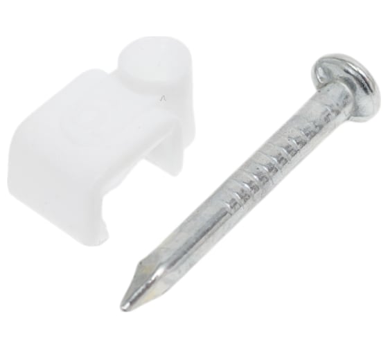 Изображение товара Скоба с гвоздём КРЕП-КОМП прямоугольная 6 мм 50 шт спг6