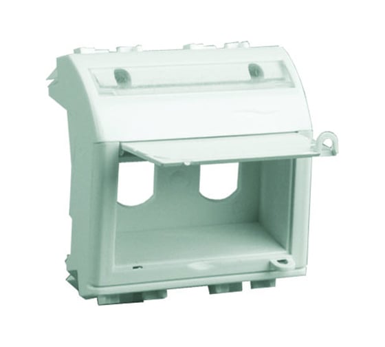 Изображение товара Адаптер DKC для двух оптоволоконных разъемов, белый, 2мод. 10шт 76615B