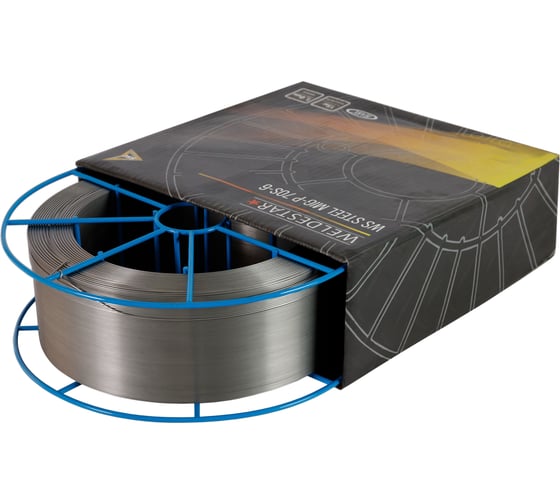 Изображение товара Проволока полированная WELDESTAR WS Steel MIG-P 70S-6 1.0мм BS-300 WSATMIGP70S610300