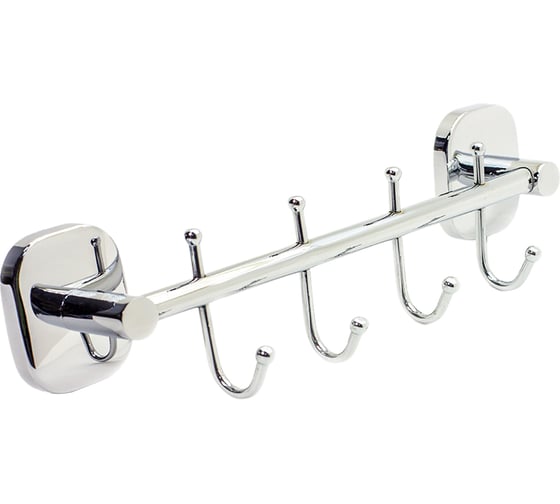 Изображение товара Полотенцедержатель Mr.Penguin КВАДРАТ 4 крючка KL-1605-4