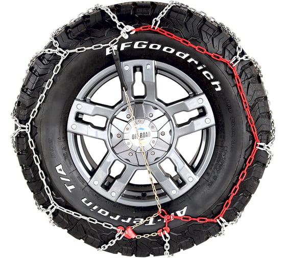 Изображение товара Цепи противоскольжения РИФ 4х4 соты 16 мм, 215/55R17, 215/70R15 к-т 2 шт. RIF18-0-0000227