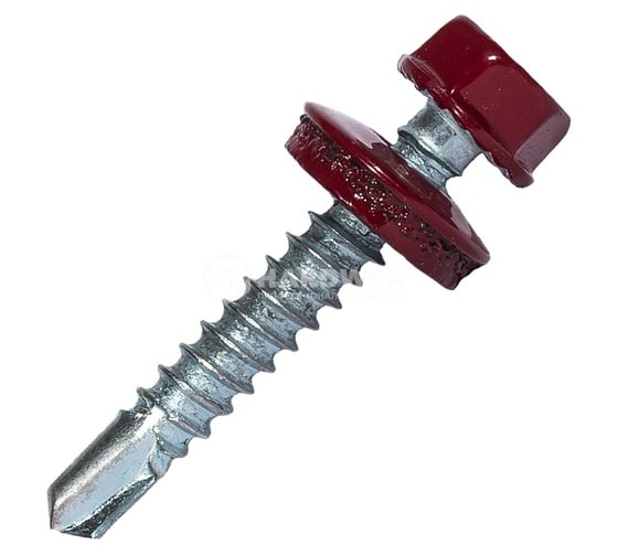 Изображение товара Саморез кровельный Госкреп 4,8х35 RAL 3005 (красное вино) 250 шт.,-пл.конт 1150 мл (тк=6) 2-0021885
