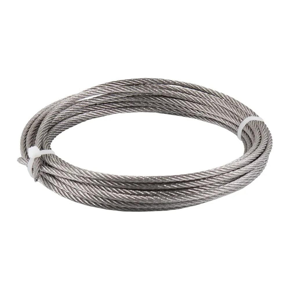 Изображение товара Трос из нержавеющей стали Госкреп А4 2,9мм 5м надежный крепежный элемент