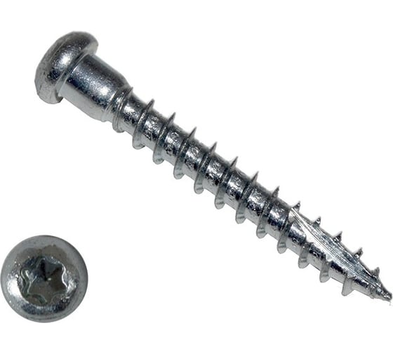 Изображение товара Саморезы для перфорированного крепежа КРЕП-КОМП СС0535 5х45 мм 500 шт, цинк спк545