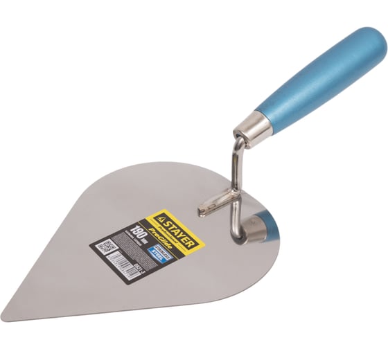 Изображение товара Кельма STAYER Professional сердце, нержавеющее полотно, деревянная рукоятка, 190 мм 0831-3