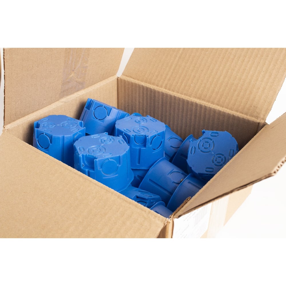 Изображение товара Коробка монтажная Урал ПАК УПп 68/45 1.1, 20 шт, для кирпича и бетона, IP20, в гофроящике