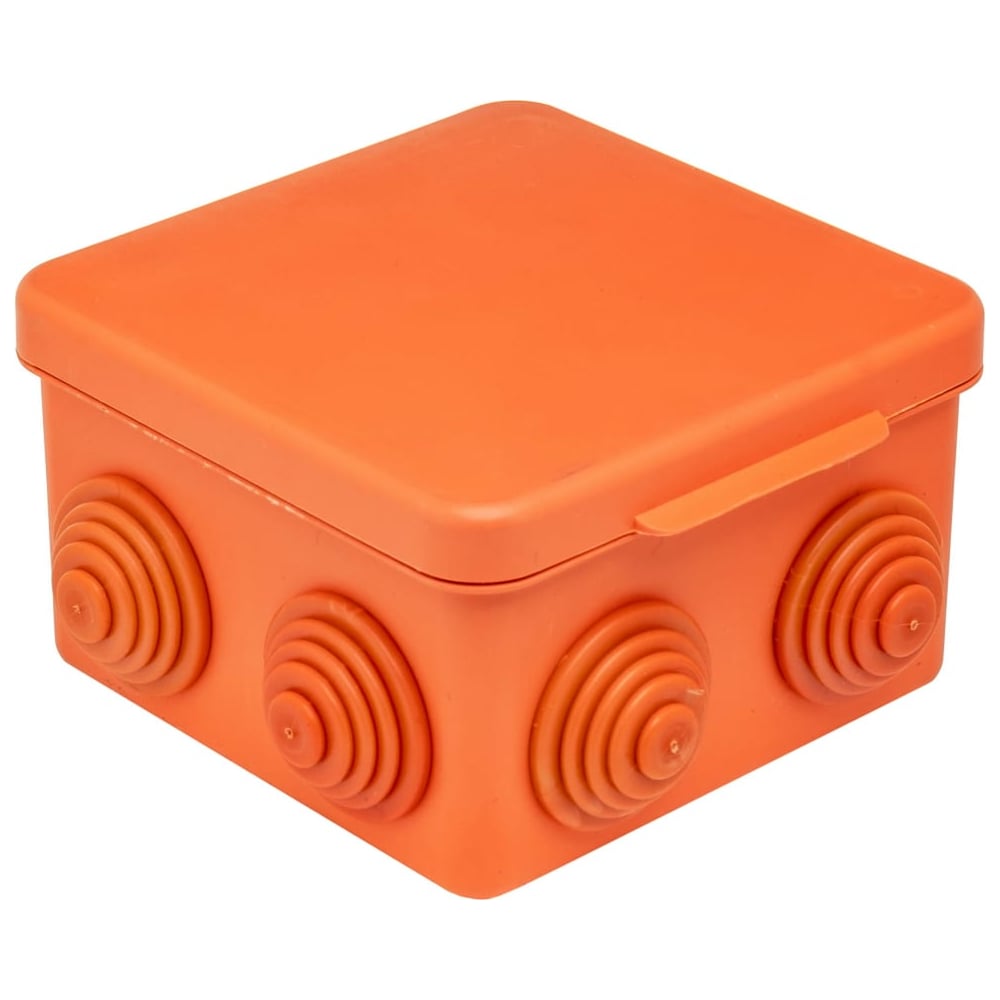 Изображение товара Коробка распаячная для открытой проводки Урал ПАК 100х100х50мм огнестойкая IP54