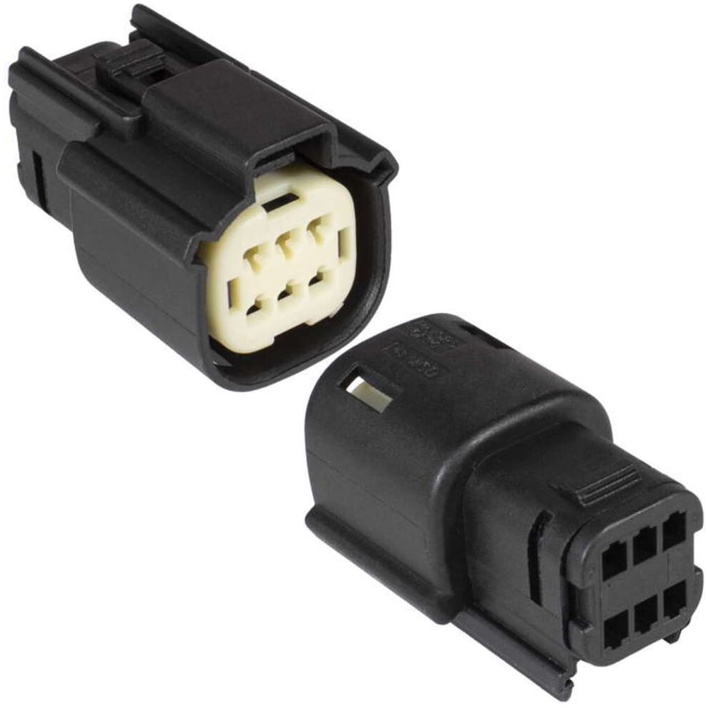 Изображение товара Разъем соединительный RUICHI 33472-0601 автомобильный, кабель 6 жил, изоляция пластиковая