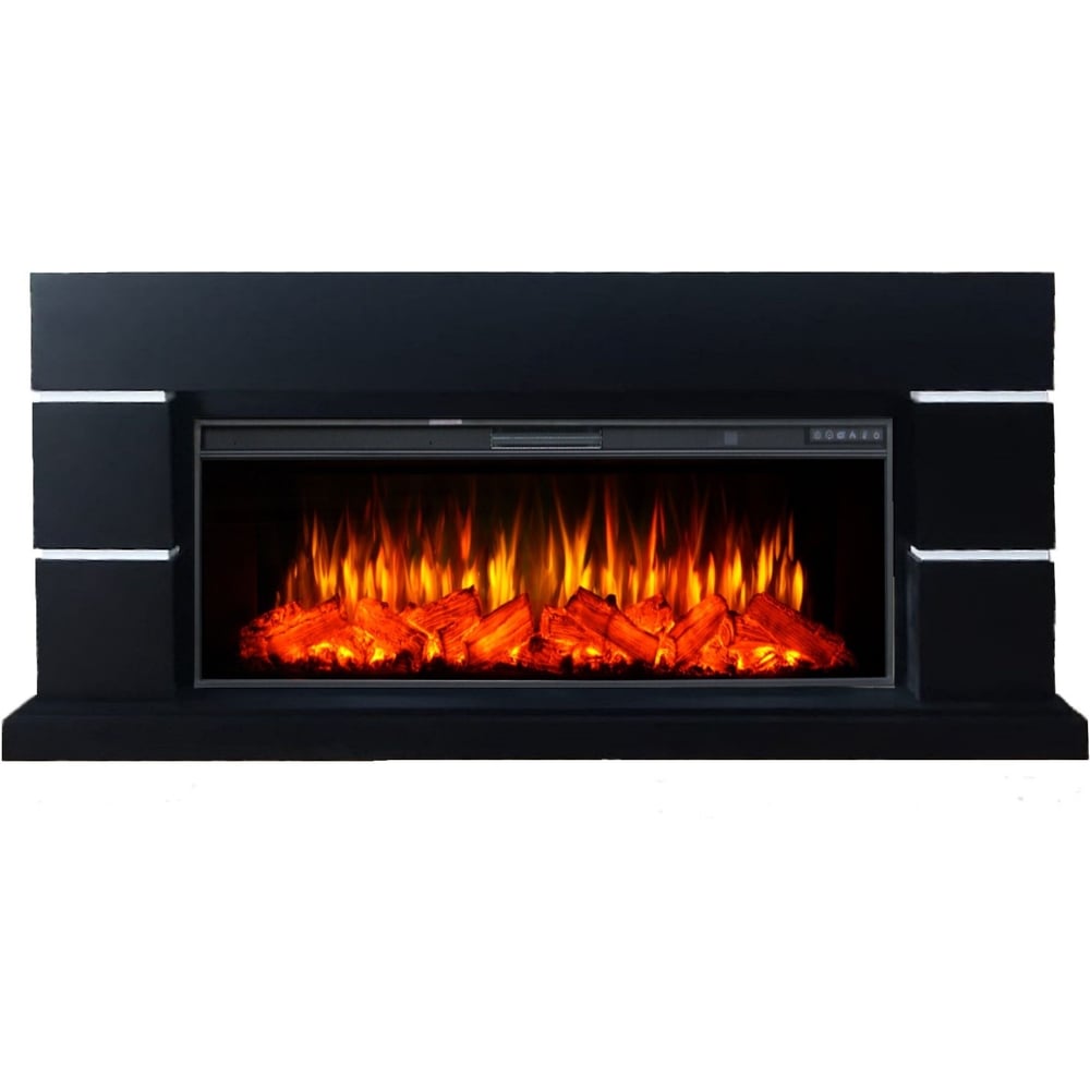 Изображение товара Каминокомплект InterFlame NORD MIRAGE 60 VX с электровставкой черный