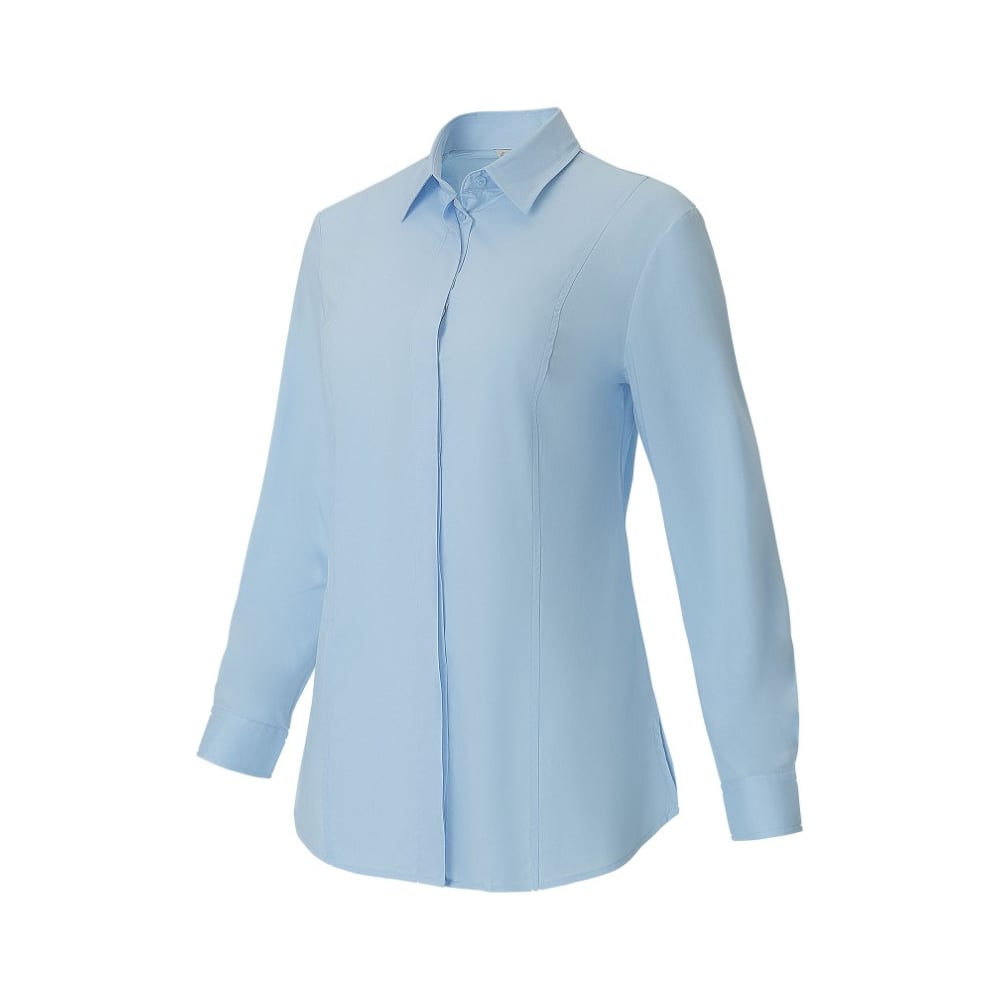 Изображение товара Женская удлиненная рубашка KOTPROFI CLASSIC голубая 52 3XL повседневная