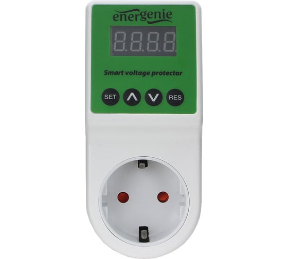 Изображение товара Реле напряжения Energenie с дисплеем, белое EHB8-2