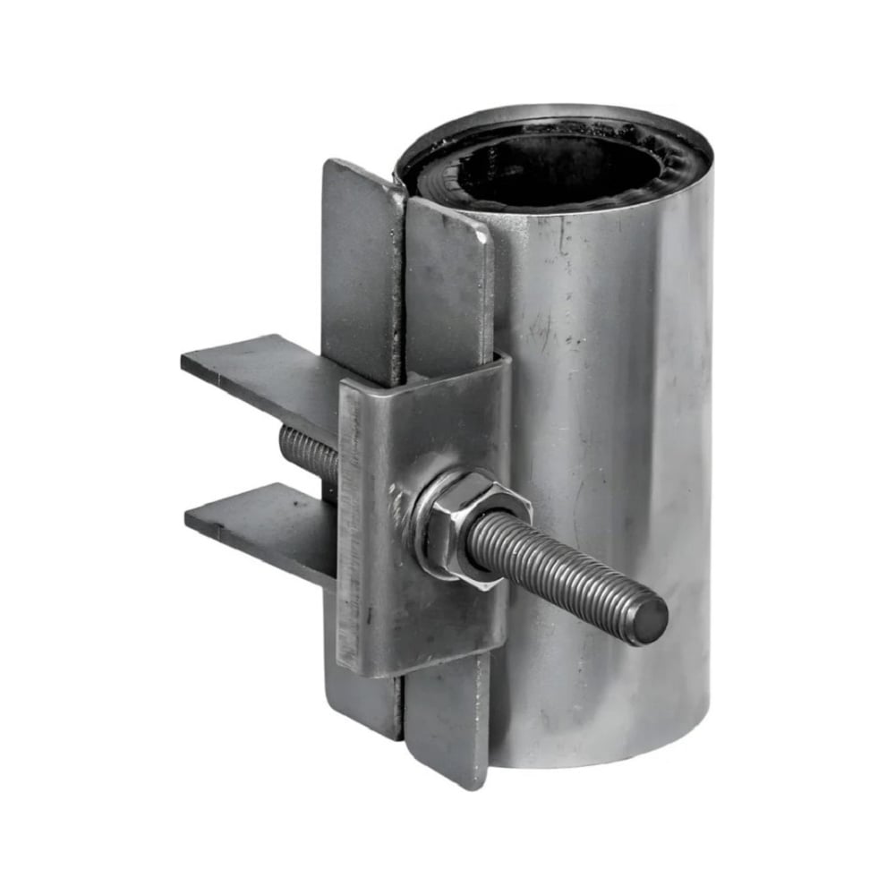 Изображение товара Ремонтный однозамковый хомут RUTEMPO 38-42 мм L=100 уплотнитель EPDM нержавеющая сталь