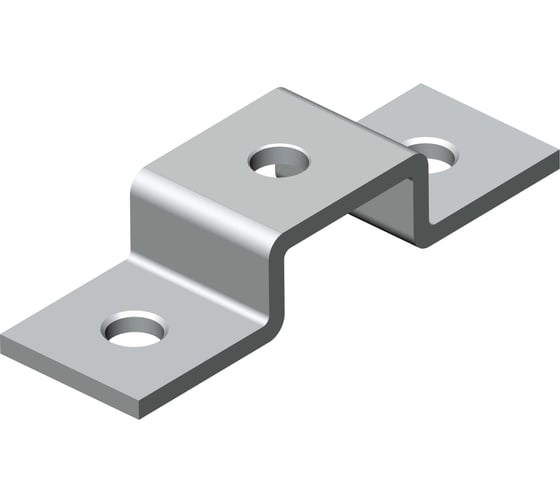 Изображение товара Пластина П-образная УМС 3 отверстия под профиль 41х21, GAL 2 шт. PP-3-21