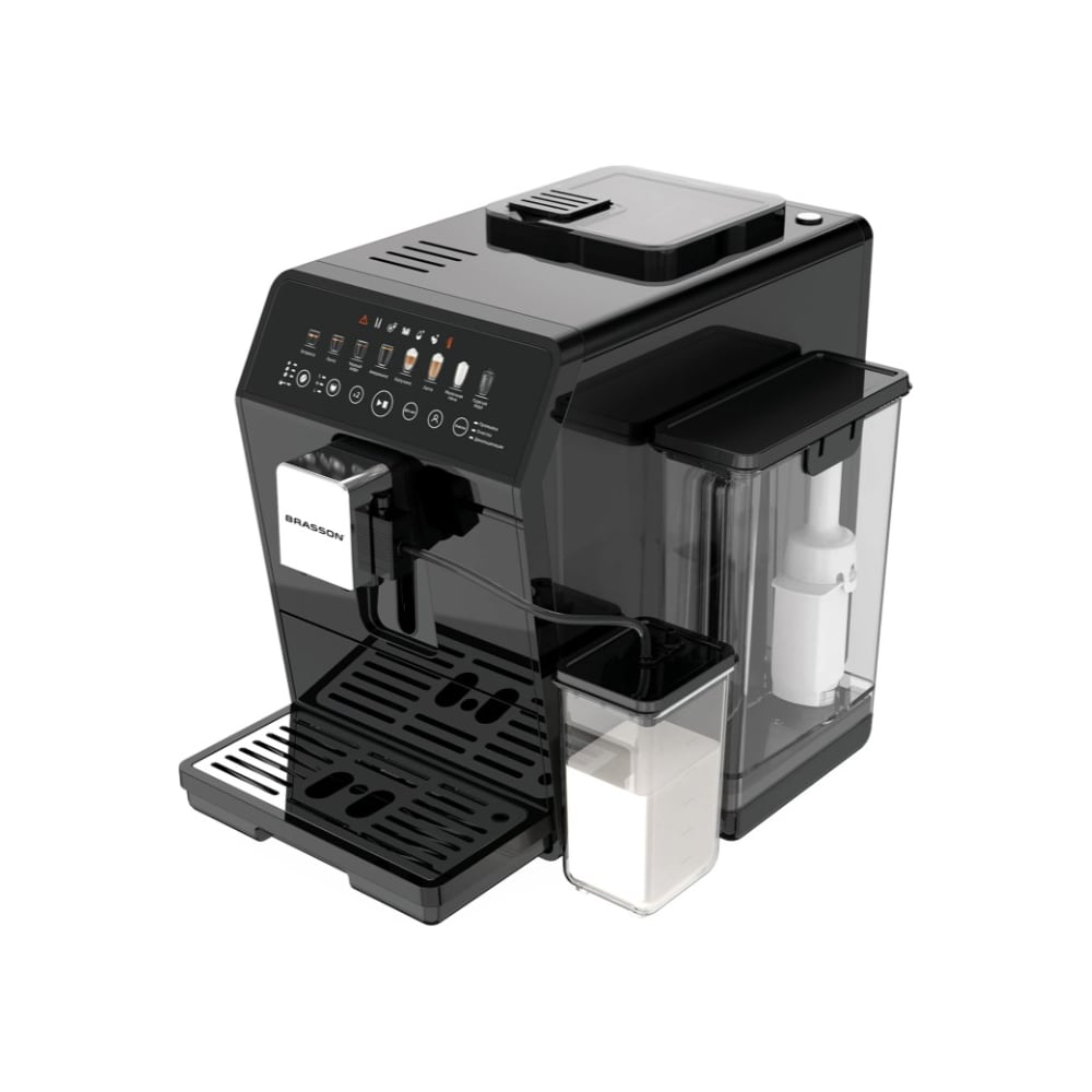 Изображение товара Автоматическая кофемашина BRASSON ACM-1592B с дисплеем и капучинатором
