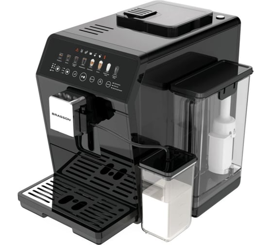 Изображение товара Кофемашина автоматическая BRASSON ACM-1592B, дисплей, капучинатор, 13 напитков, 1450 Вт, 20 бар, 457887