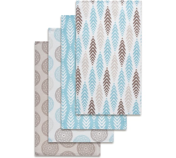 Изображение товара Полотенца вафельные Guten Morgen Азур 35х60 см, 4 шт. НПваф-Аз-35-60-4