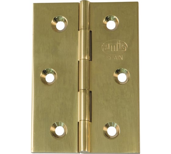 Изображение товара Универсальная петля Amig латунь полированная 1002-70х50 LP