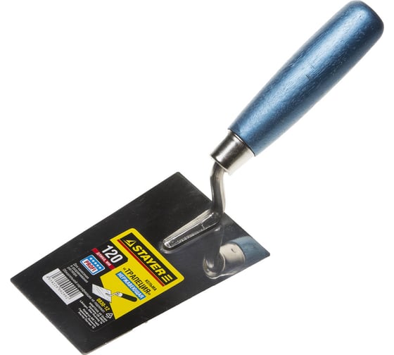 Изображение товара Кельма STAYER Professional трапеция, нержавеющее полотно, 120мм 0830-12