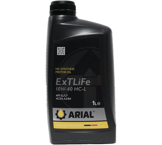 Изображение товара Масло моторное ARIAL ExTLiFe HC-L 10W-40 (1л) AR002104020