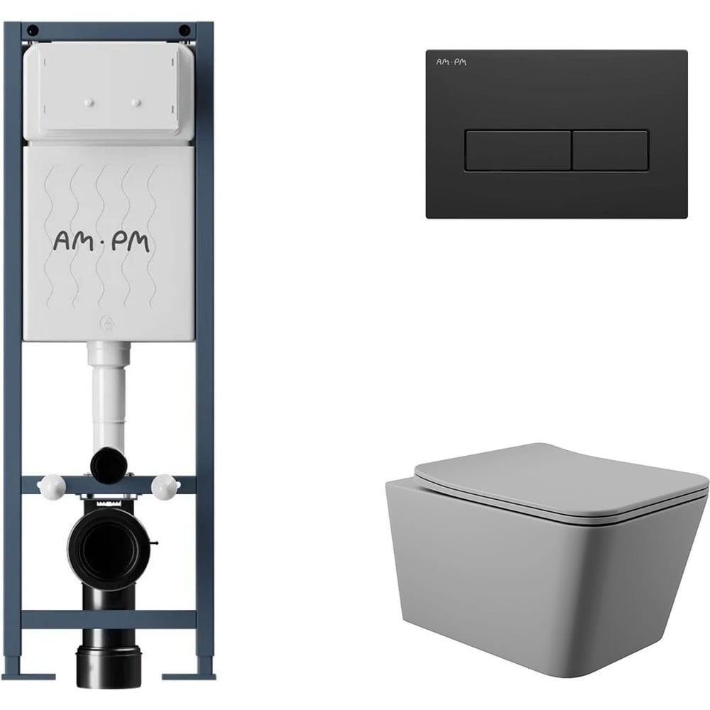 Изображение товара Комплект AM.PM I012711.0338 ErgoFit для подвесного унитаза