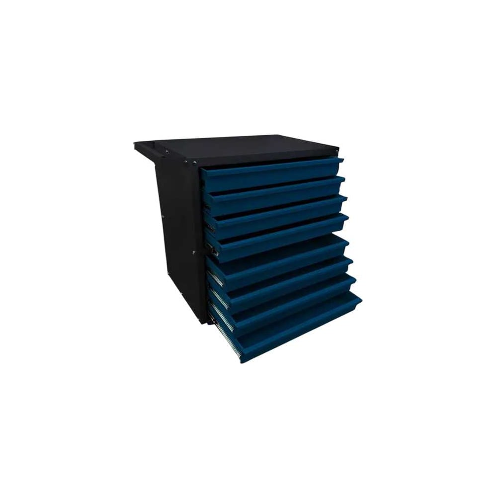 Изображение товара Тележка самосборная ILIKPRO Билли 80 с 8 ящиками сине-черная