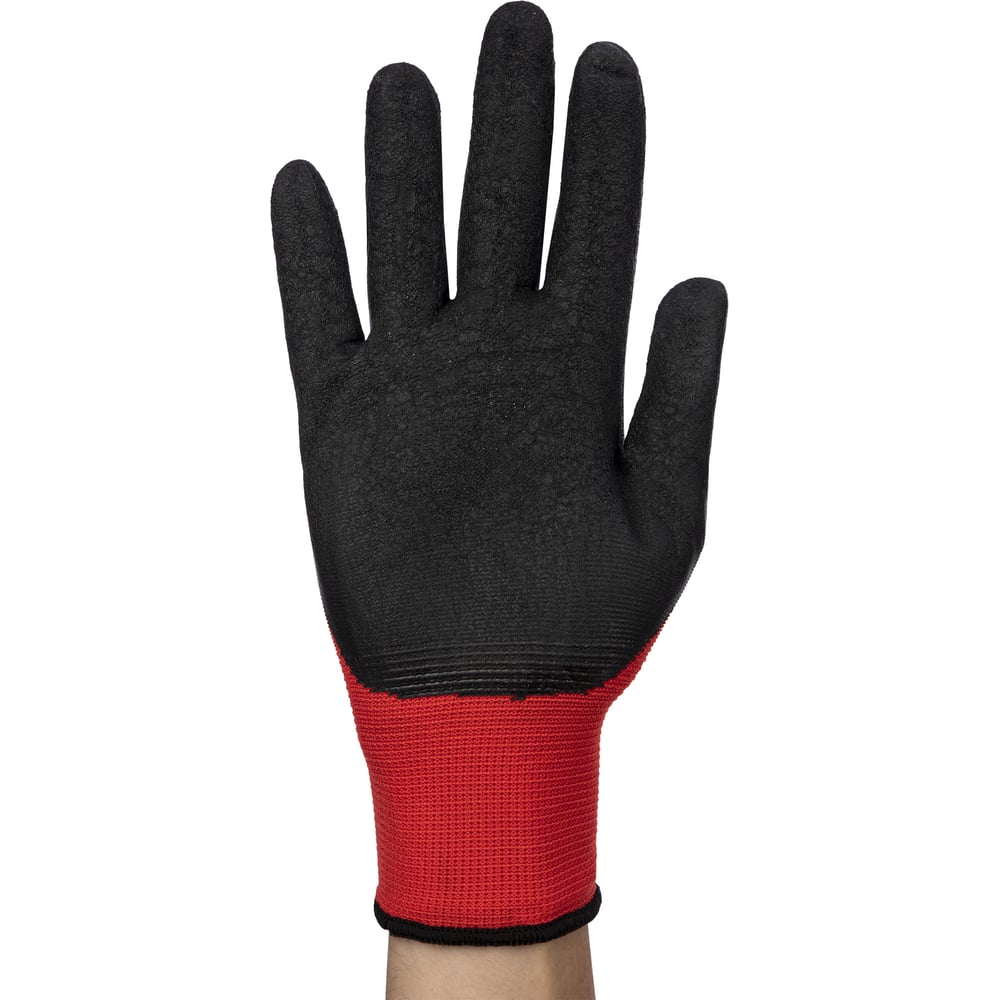 Изображение товара Трикотажные полиэфирные перчатки с латексным покрытием 120 пар NewLine