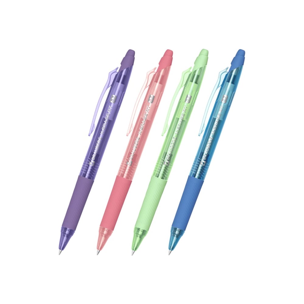 Изображение товара Гелевая ручка BRAUBERG X-ERASE RT PASTEL COLOR с синевым узлом 0.7 мм