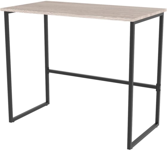 Изображение товара Стол офисный BRABIX SMART CD-020, ш900*г500*в770мм, ЛОФТ, металл/ЛДСП ясень шимо светлый, 641949