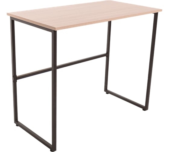 Изображение товара Стол BRABIX "SMART CD-020", 900х500х770 мм, ЛОФТ, металл/ЛДСП ясень шимо светлый, каркас черный, 641949
