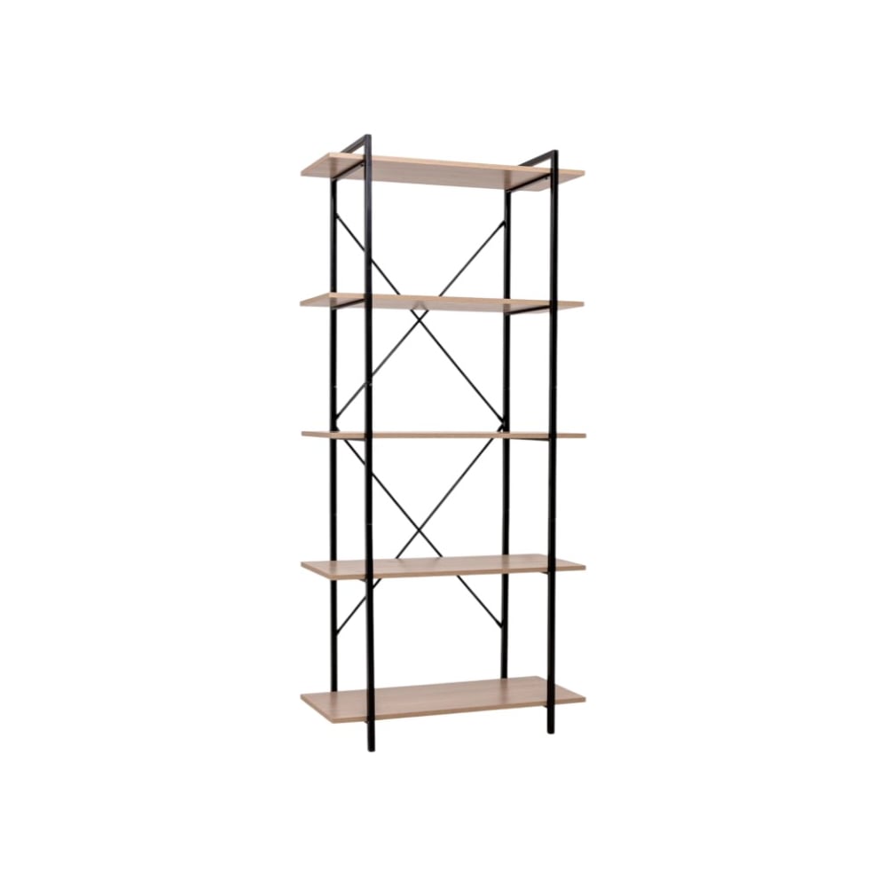Изображение товара Стеллаж офисный BRABIX SMART SH-004 5 полок металл ЛДСП бунратти стиль лофт