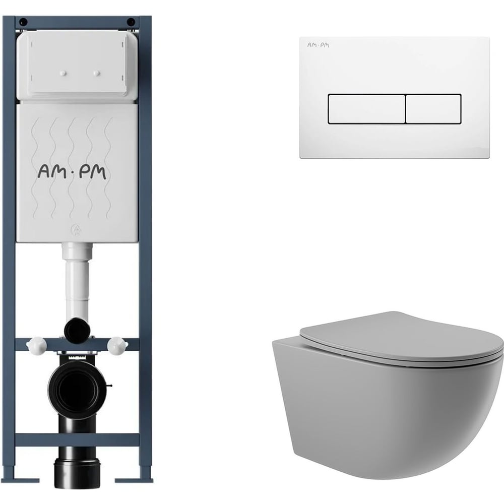 Изображение товара Комплект AM.PM I012711.0301 ErgoFit для подвесного унитаза