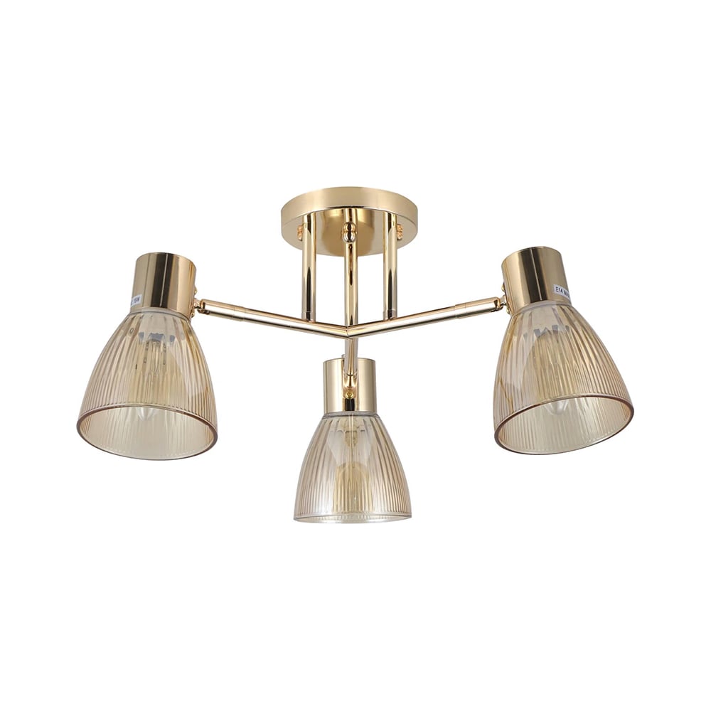 Изображение товара Люстра Schaffner 3xE14 40W Esimo 4545-3 GD модерн стиль золотая