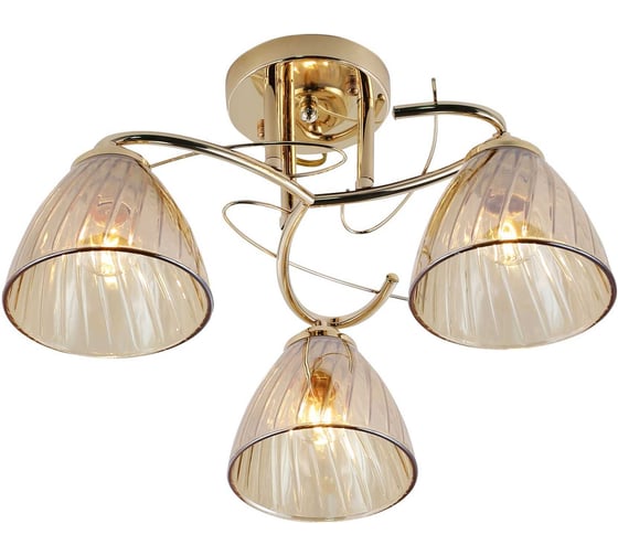 Изображение товара Люстра Schaffner 3xE27/40W (44*44*23) Ribete 4685-3 GD