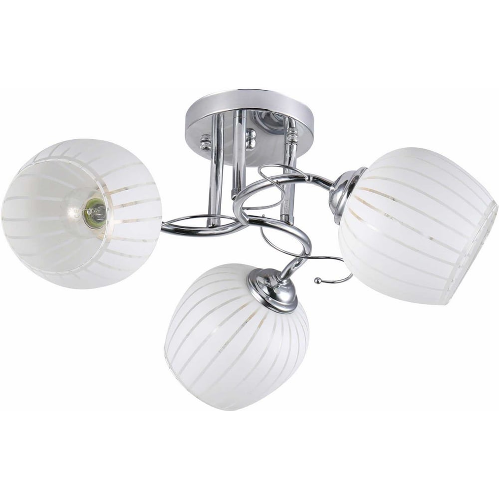 Изображение товара Люстра Schaffner 3xE27/40W модерн белая хром 48 см