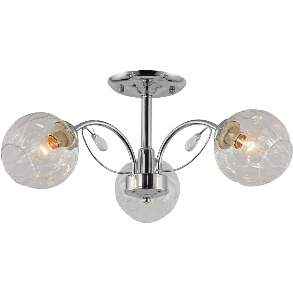 Изображение товара Люстра Schaffner 3xE27 40W Diario модерн прозрачный хром стильное освещение