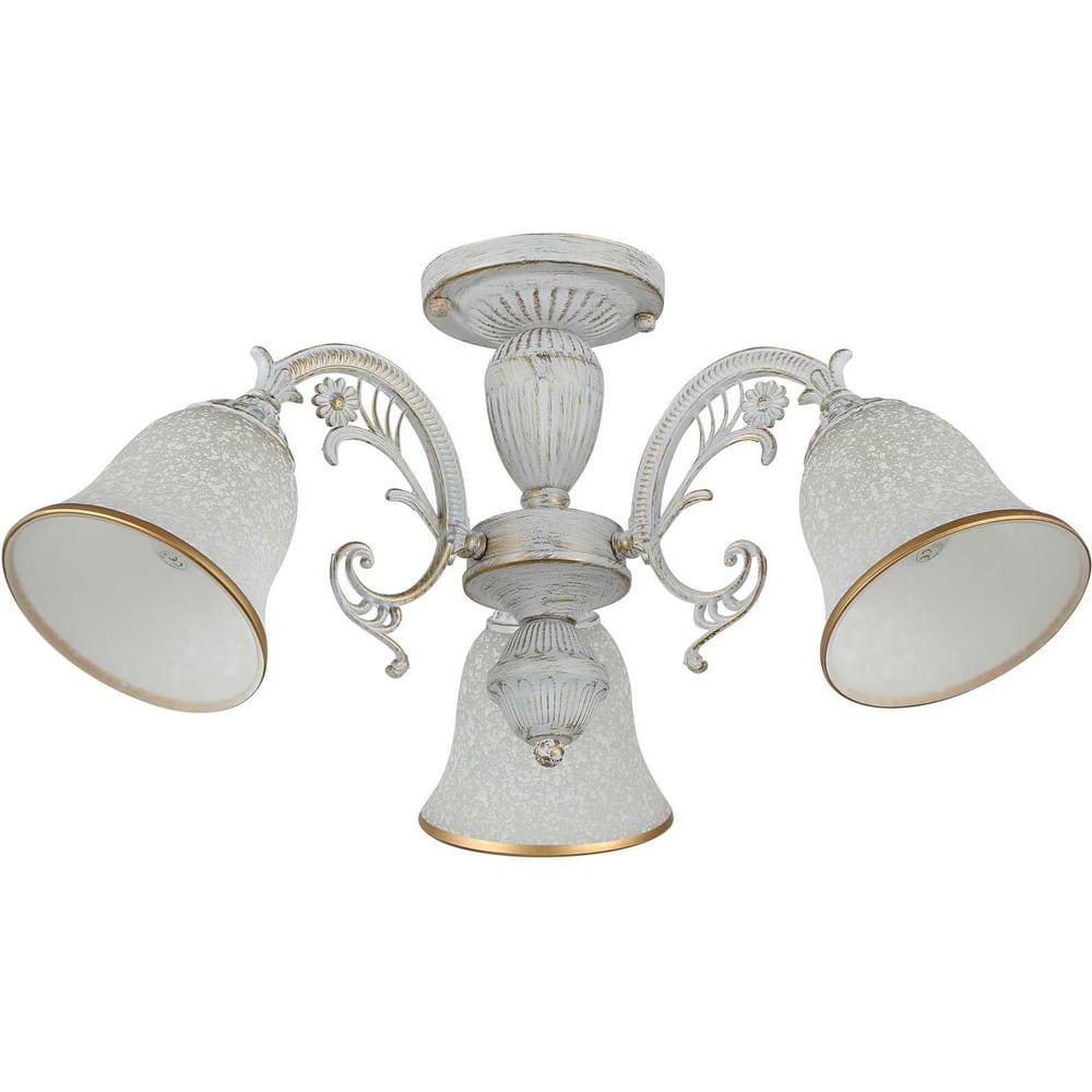 Изображение товара Люстра Schaffner Cuartel 3хE27 40W неоклассика IP20 белый золотой