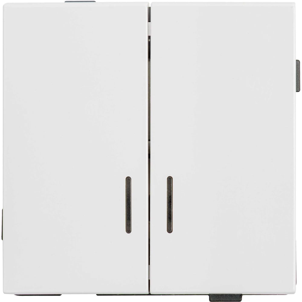 Изображение товара Двухклавишный выключатель ALTECH ENCORE 2SIW скрытого монтажа белый