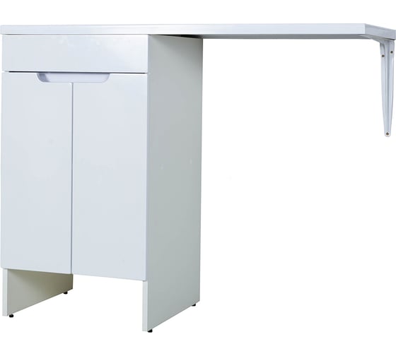 Изображение товара Напольная тумба ORANGE Optima с левой раковиной, под стиральную машину OPD-110TUW+RAL