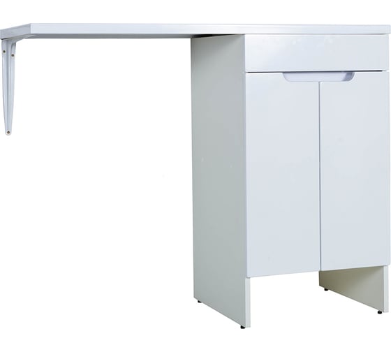 Изображение товара Напольная тумба ORANGE Optima с правой раковиной, под стиральную машину OPD-120TUW+RAR