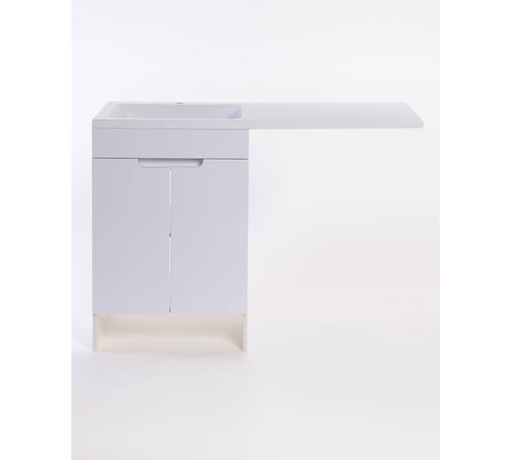 Изображение товара Напольная тумба Orange Optima под стиральную машину, с дверьми, без раковины OPD-60TUW