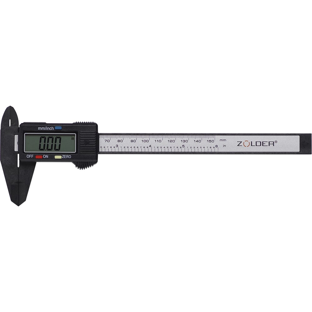 Изображение товара Цифровой штангенциркуль ZOLDER 150 мм с точностью 0,02 мм
