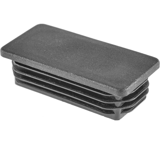 Изображение товара Заглушка пластиковая Миниворкс для прямоугольной трубы размером 110x60 мм, цвет черный –  (1 шт.) ILR110x60