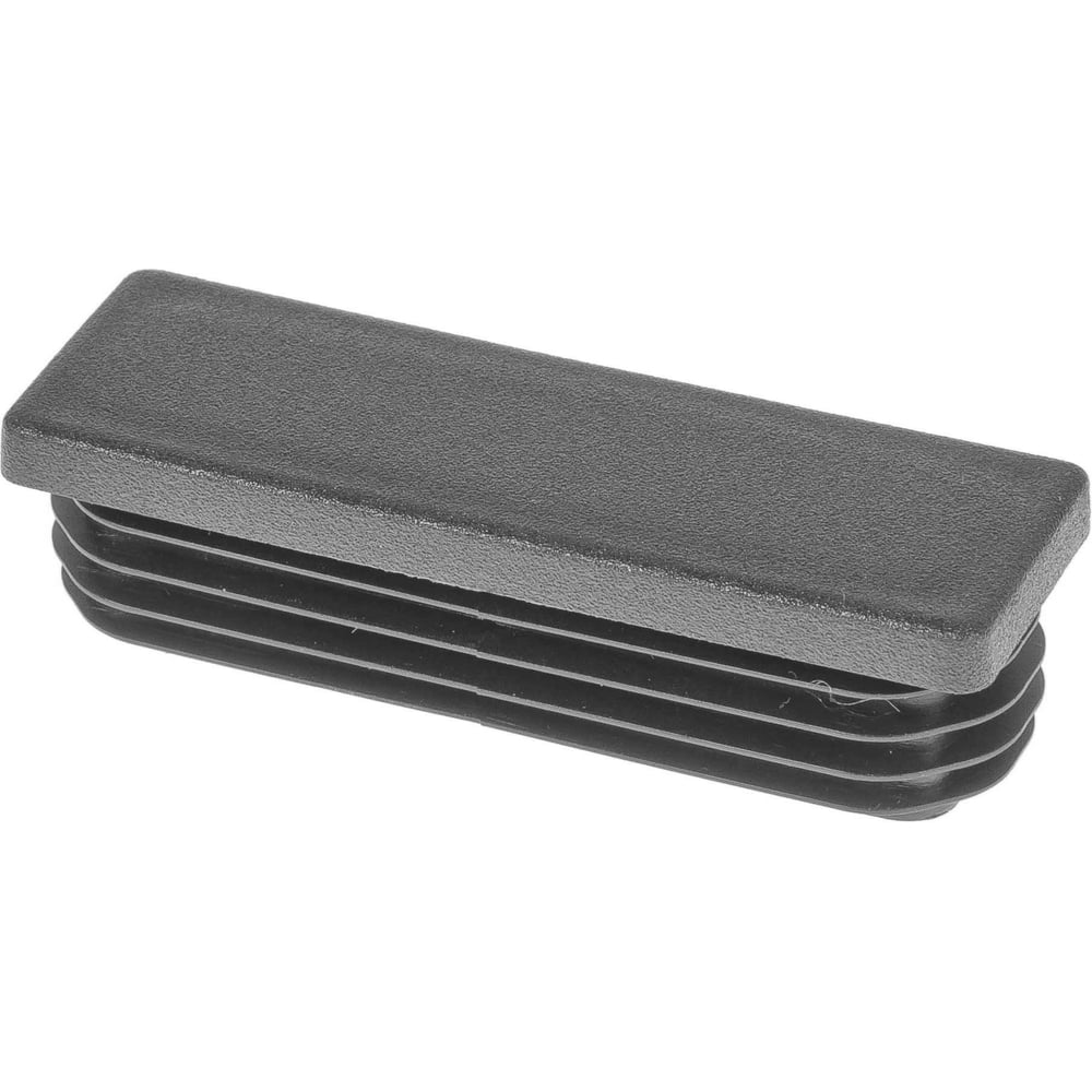 Изображение товара Заглушка пластиковая Миниворкс для труб 70x20 мм черная 2 шт.